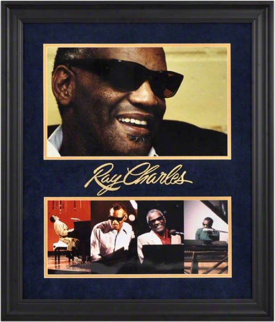 Ray Charles Framed Photographs  Particulars: 16x10, 16x7, Limited Editon Of 100