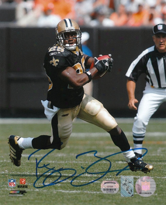 Reggie Bush New Orleans Saints Autographed 8x10 Photograph