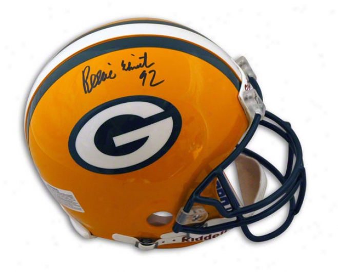 Reggie White Green Desperation Packers Autographed Nfl Proline Helmet Inscribed 92