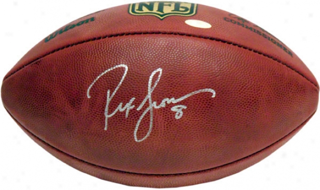 Rex Grossman Autographed Football  Details: Pro Footbwll