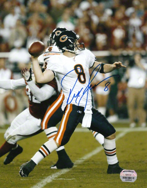 Rex Grpssman Chicago Bears - Vs Arizona - 8x10 Photograph