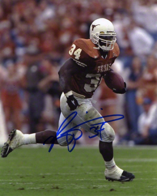 Ricky Williams Texas Lojghorns Autographed 8x10 Photo