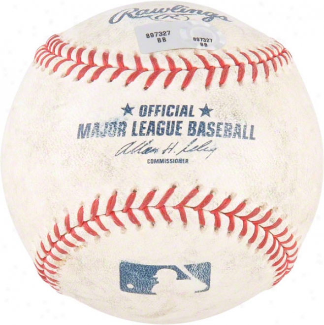Roger Clemens Houston Astros 6-24-04 Vs. Pirafes Unsigned Game Used Baseball