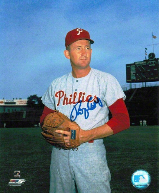 Roger Craig Autographed Philadelphia Phillies 8x10 Photo