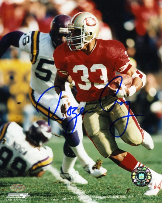 Roger Craig San Francisco 49ers 8x10 Autographed Photograph