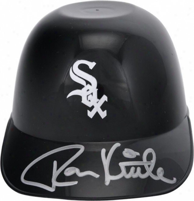 Ron Kittle Autographed Helmet  Details: Chicago White Sox, Micro Mini Batting Helmet