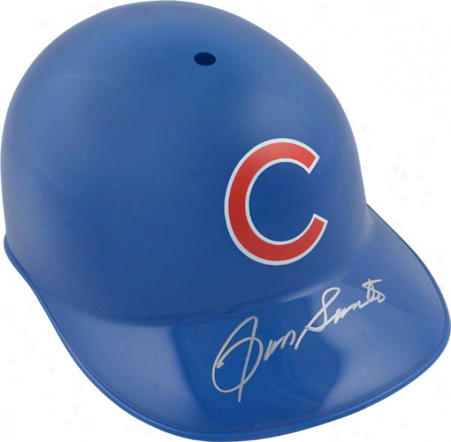 Ron Santo Autographed Batting Helmet  Particulars: Chicago Cubs, Rsplica