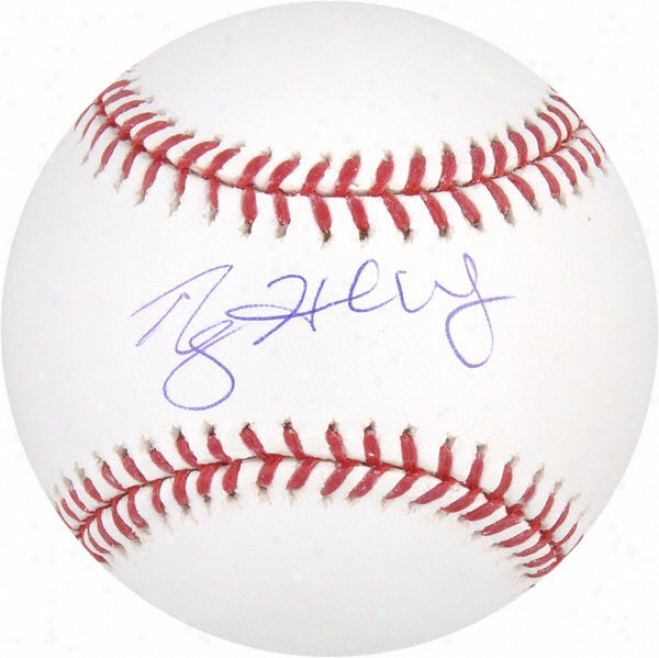 Roy Halladay Autographed Baseball