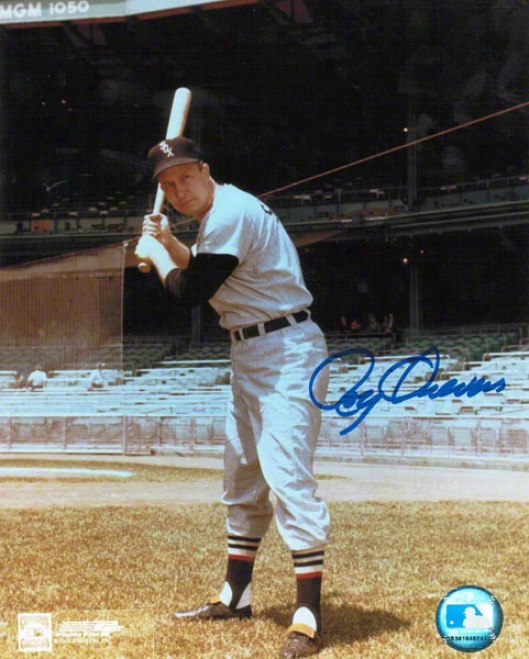 Roy Sievers Chicago White Sox Autographed 8x10 Photo Posed Stance