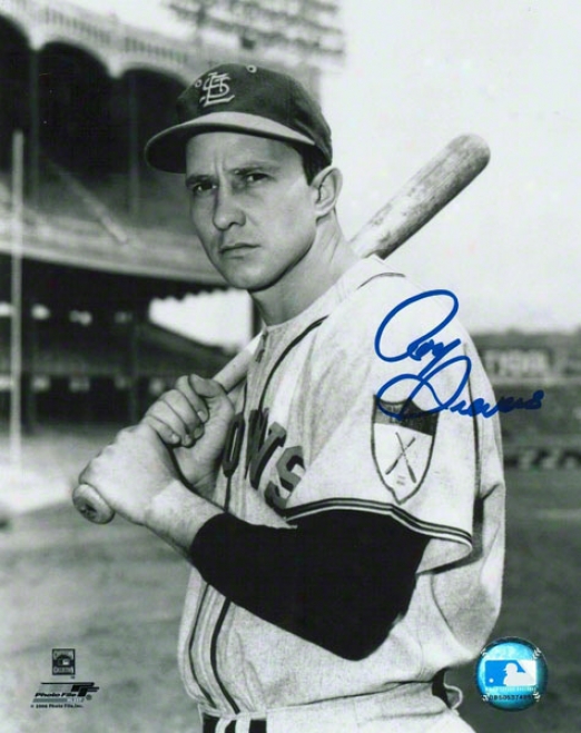 Roy Sievers St. Louis Browns Autographed 8x10 Photo Bat O nShoulder