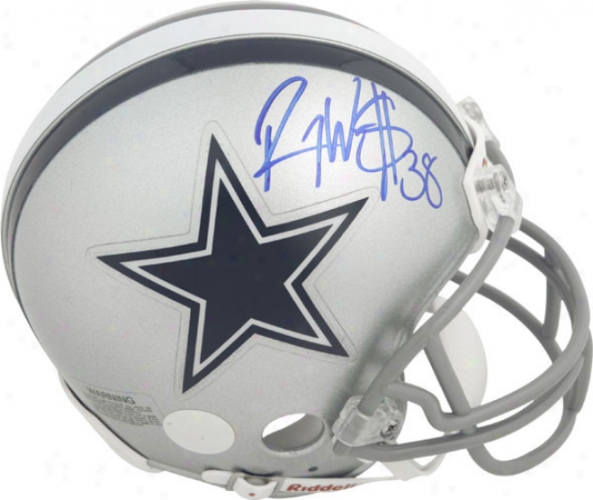 Roy Williams Dallas Cowboys Autographed Mini Helmet