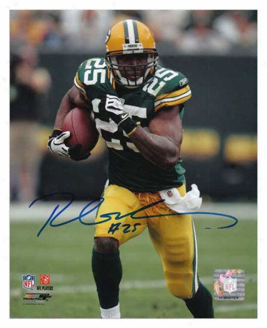 Ryan Grant Grern Bay Packers Autographed 8x10 Photograph