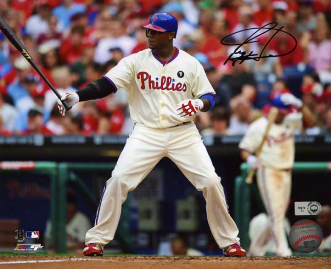 Ryan Store Autographed Photograph  Details: Philadelphia Phillies, 8x10, Horizontal