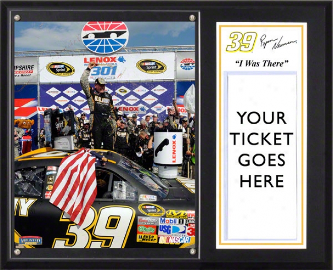 Ryan Newman Sublimated 12x15 Plaque  Details: 2011 New Hampshire Lenox Industrial Tools 301, &quoti Was There&quot