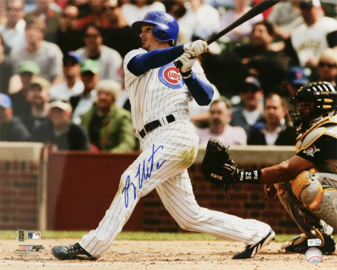 Ryan Theriot Chicago Cubs - Vs Pirates - Autographed 16z20 Photograph