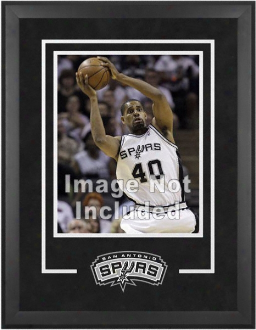 San Antonio Spurs 16x20 Vertical Setup Frame With Team Logo