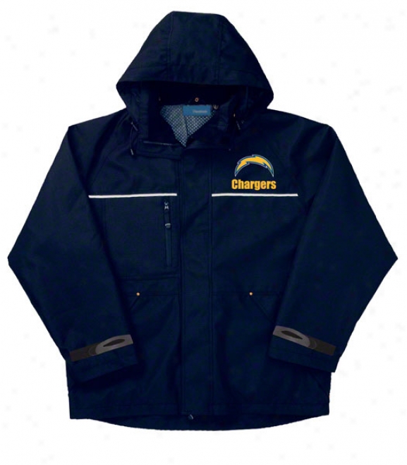 San Diego Chargers Jacket: Navy Reebok Yukon Jacket