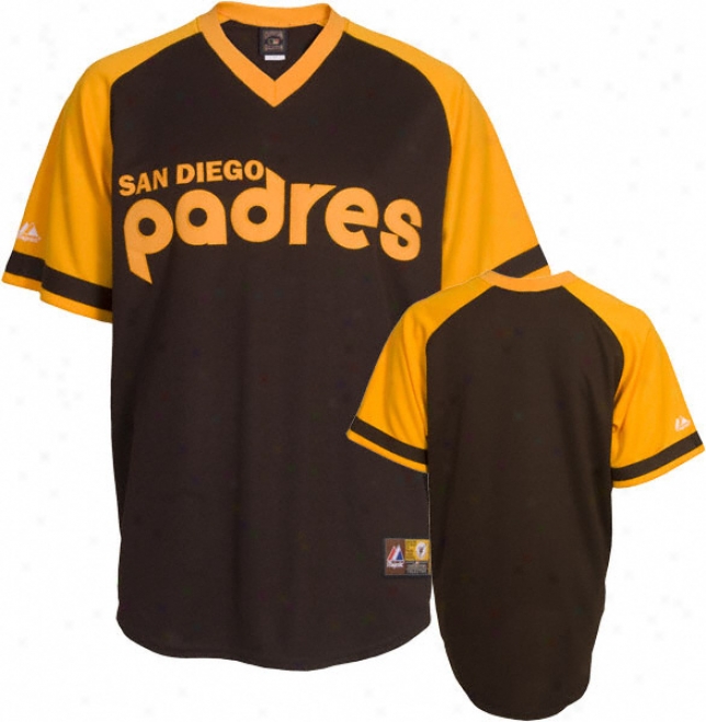 San Diego Padres Cooperstown Brown Replica Jersey