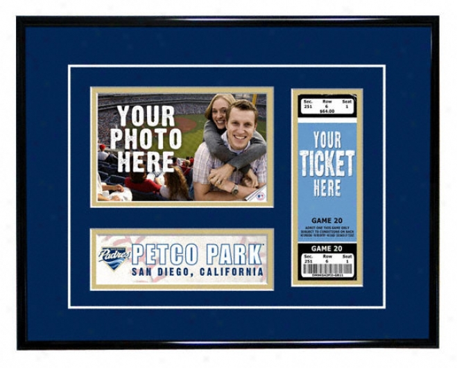 San Diego Padres - Game Day - Ticket Framee