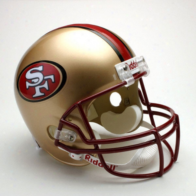 San Francisco 49ers Deluxe Replica Riddell Full Size Helmet