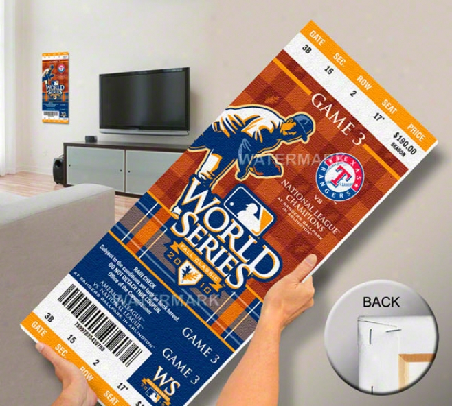 San Francisco Giants 2010 World Series Mega Ticket