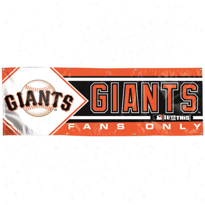 San Francisco Giants 2x6 Vinyl Banner