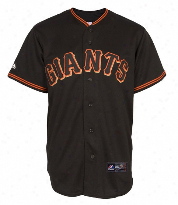 San Francisco Giants Alternate Black Mlb Replica Jersey