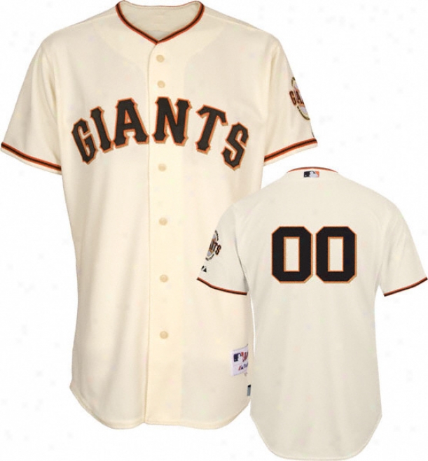 San Francisco Giants - Any Number - Authentic Impudent Base␞ Home Ivory On-field Jersey Without World Series Patch