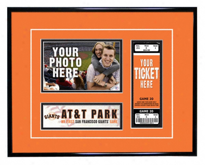 San Francisco Giants - Mt First Game - Ticket Frame