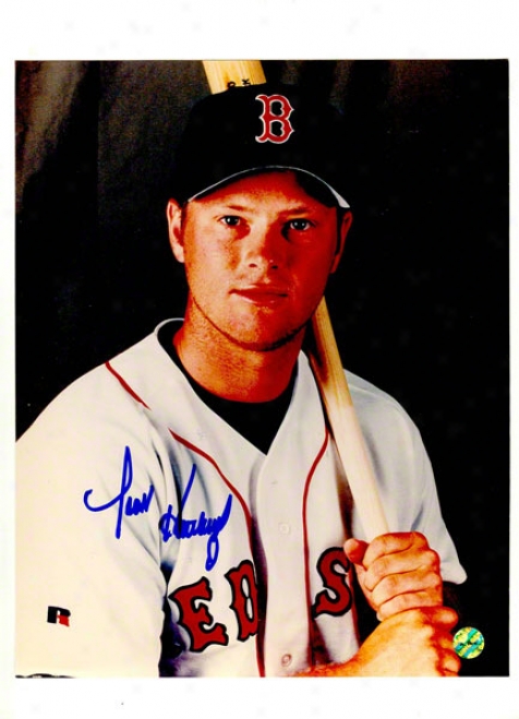 Scott Hatteberg Autographed Boston Red Sox 8x10 Photo