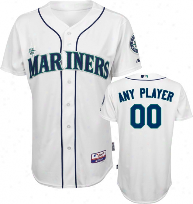 Seattle Mariners - Any Player - Authentic Cool Base␞ Home White On-field Jersey