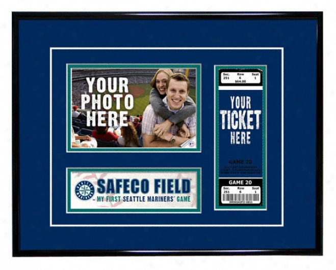 Seattle Mariners - My First Game - Ticket Frame