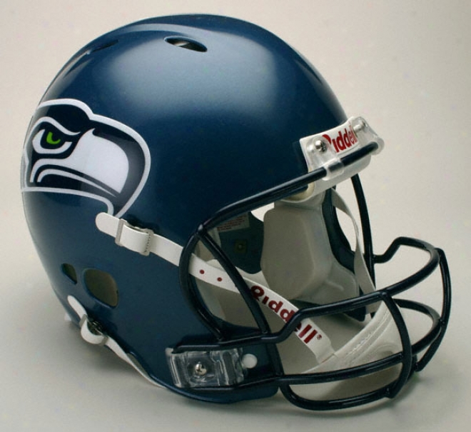 Seattle Seahawks Authentic Pro Line Revolution Riddell Full Size Helmet