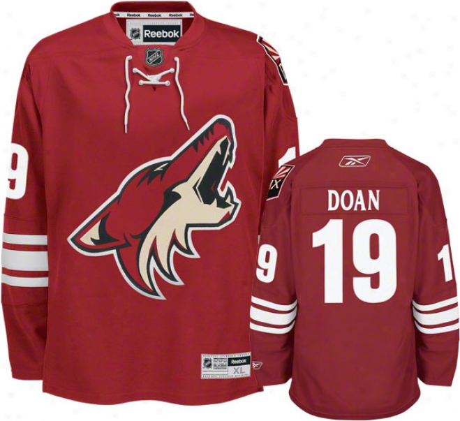 Shane Doan Jersey: Reebok Brick #19 Phoenix Coyotes Premier Jersey