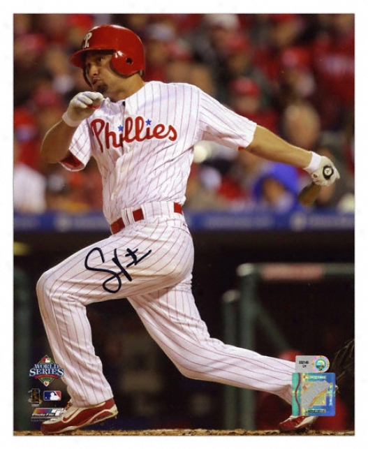 Shane Victorino Philadelphia Phillies - 2008 World Series Champions - Autographed 8x10 Photograph