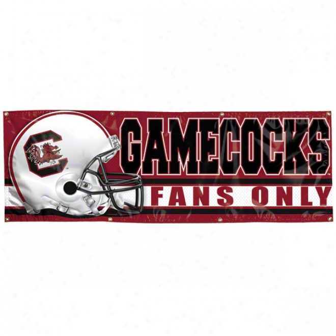 South Carolina Gamcocks 2x6 Vinyl Bznner