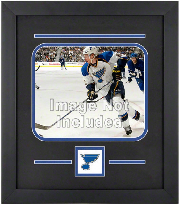 St. Louis Blues 8x10 Horiaontal Setup Frame With Team Logo