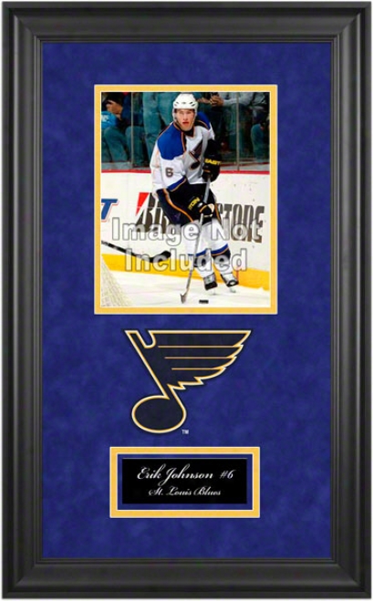 St. Louis Blues Deluxe 8x10 Team Logo Frame