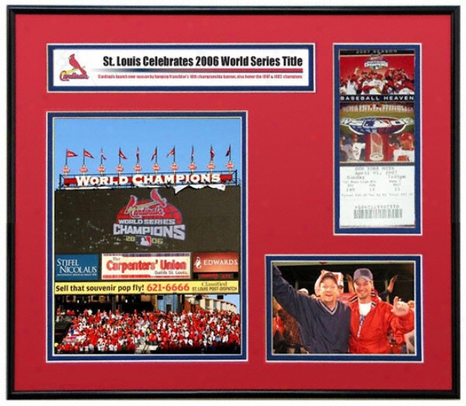 St. Lpuis Cardinals 2007 Opening Day Ticket Frame