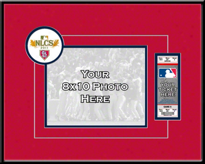 St. Louis Cardinals 2011 National League Championship Your 8x10 Photo Ticket Frame