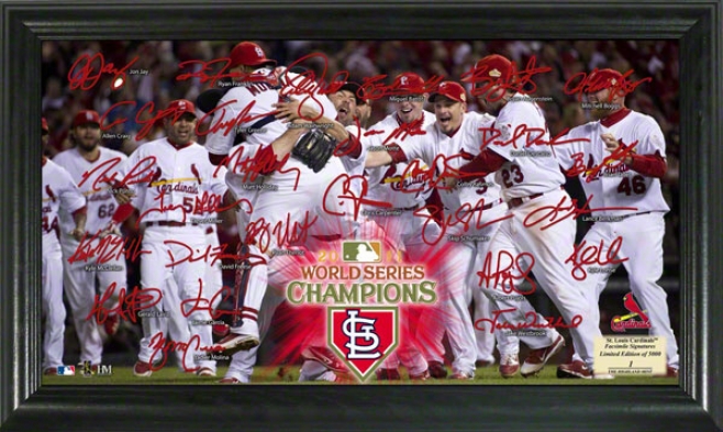 St. Louis Cardinals 2011 World Series Champions Honor Signature Field