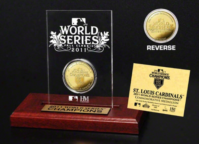 St. Louis Cardinals 2011 World Series Champions Desk Rise above Acrylic