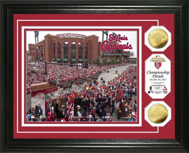 St. Louis Cardials 2011 World Series Champions Parade Photo Mint