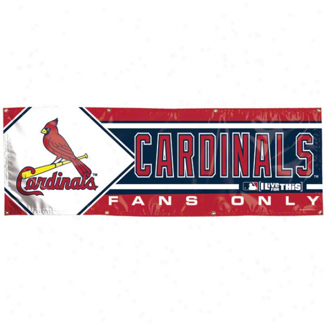 St. Louis Cardinals 2x6 Vinyl Banner