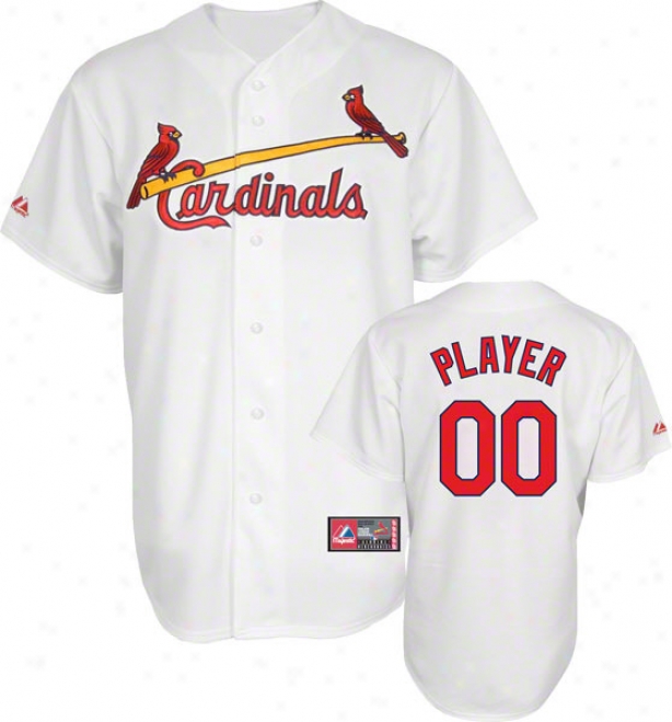 St. Louis Cardinals -any Player- Hom Mlb Replica Jersey