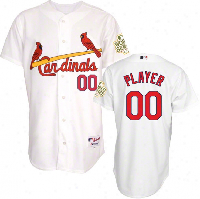 St. Louis Cardinals Jersey: Any Player Fireside Of a ~ color Authentic Jersey With 2011 Earth Series Participant Patch