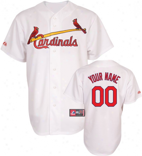 St. Louis Cardinals -epraonalized With Your Name- Home Mlb Replica Jersey