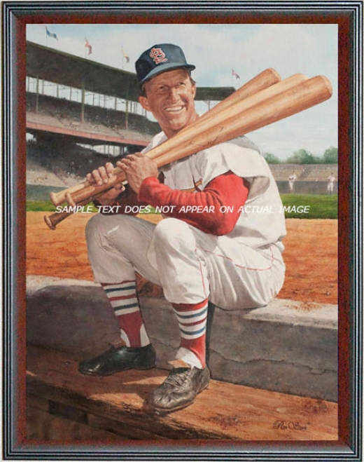 St. Louis Cardimals - &quotmusial&quot - Big - Framed Giclee