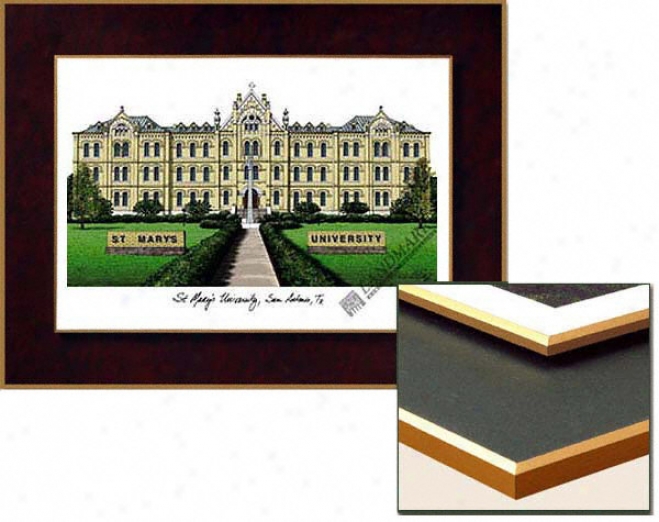 St. Mary's University Rattlers Collegiate Laminated Lithograph