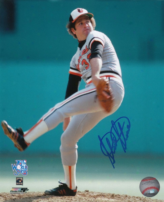 Steve Stone Baltimore Orioles Autographed 8x10 Photograph